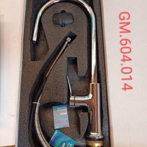 Vòi chậu 1 lỗ nóng lạnh dây rút  GM.604.014